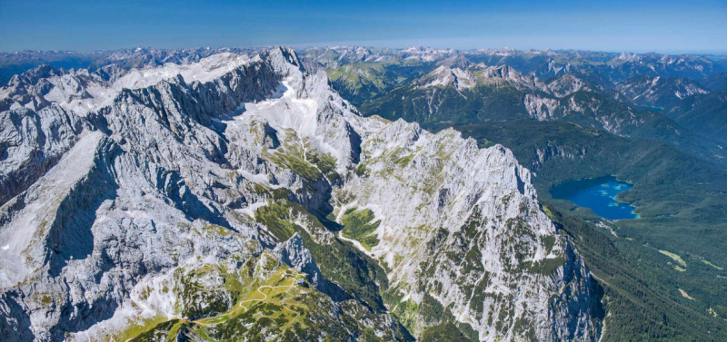Zugspitzmassiv - Blick von der Alpspitze