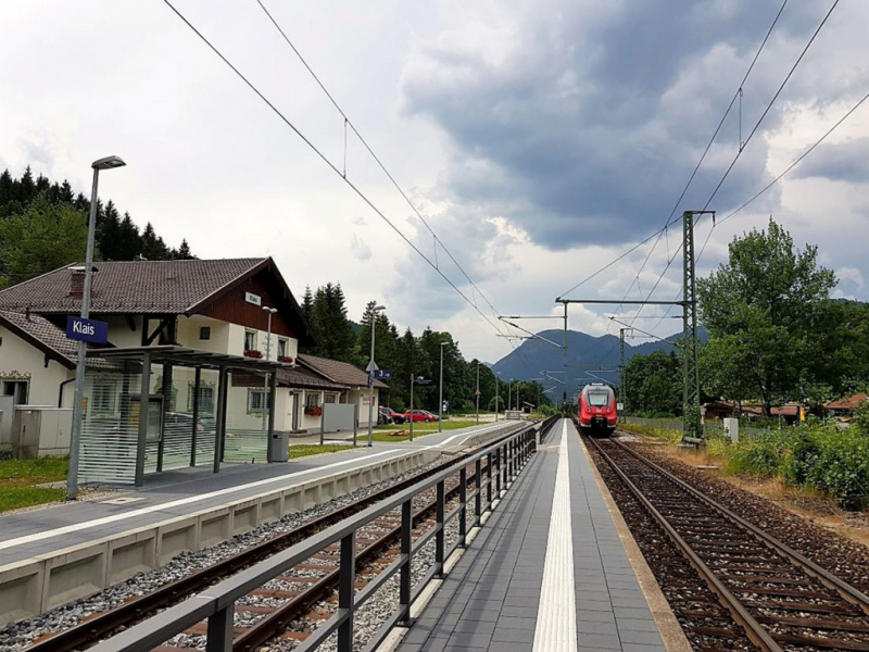 23 Züge halten in Klais – Im höchsten Bahnhof Bayerns