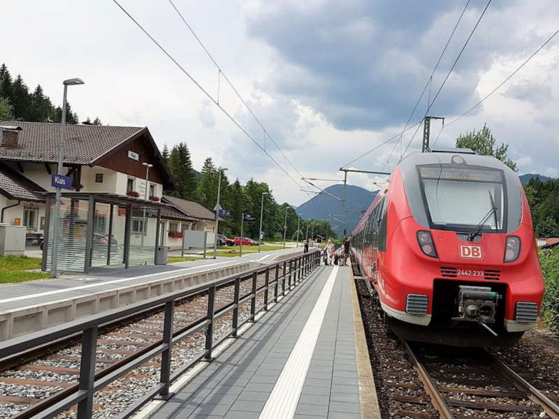 23 Züge halten in Klais – Im höchsten Bahnhof Bayerns