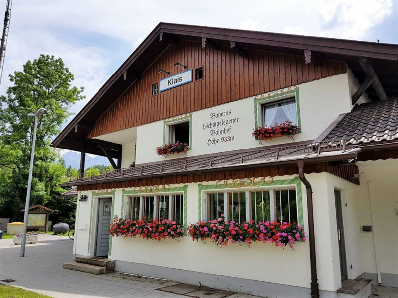 23 Züge halten in Klais – Im höchsten Bahnhof Bayerns