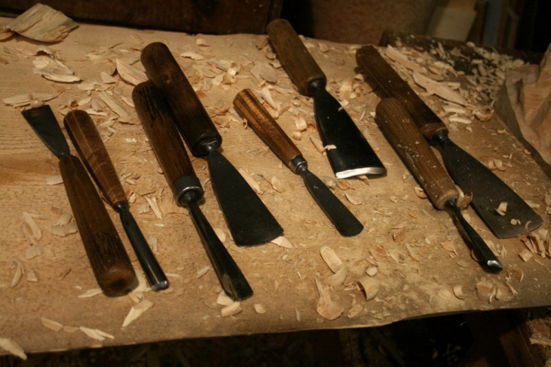 Beim Bildhauer Siegfried Krismer in Fiss