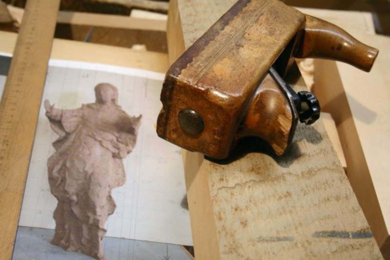 Beim Bildhauer Siegfried Krismer in Fiss