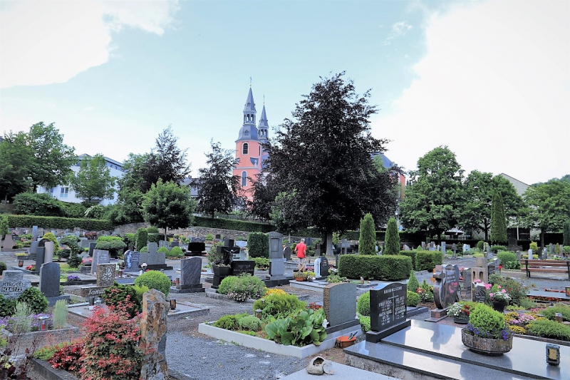 Der Prümer Friedhof -  Ruhestätte der Familie Kuckel