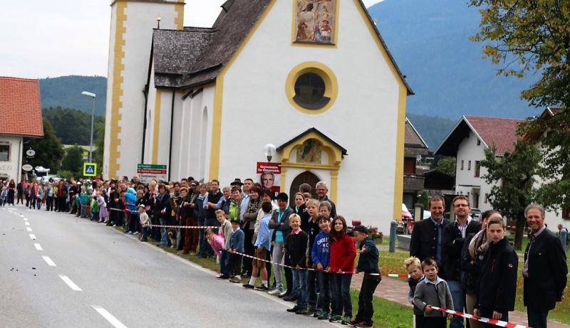 Drei-Almen-Abtrieb in Barwies – Abschied des Marienberg-Hirten