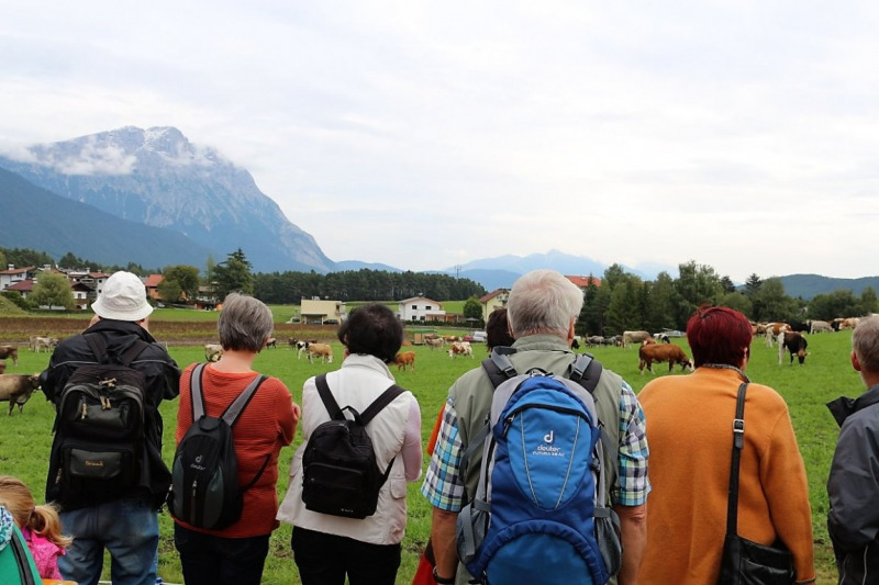 Drei-Almen-Abtrieb in Barwies – Abschied des Marienberg-Hirten