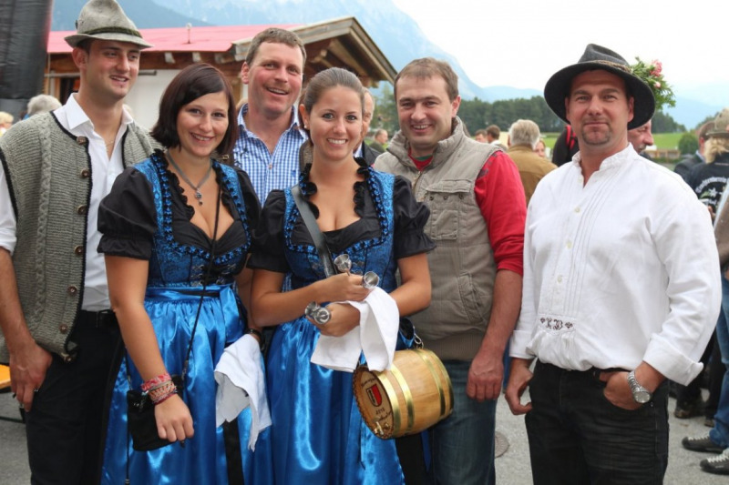 Drei-Almen-Abtrieb in Barwies – Abschied des Marienberg-Hirten