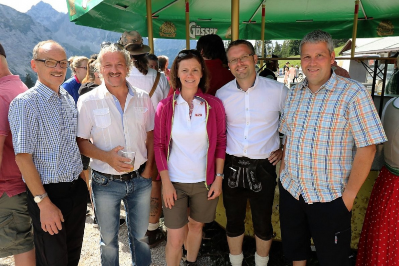 Einweihung Hochfeldern Alm – „Dorffest“ auf der Mieminger Alpe 