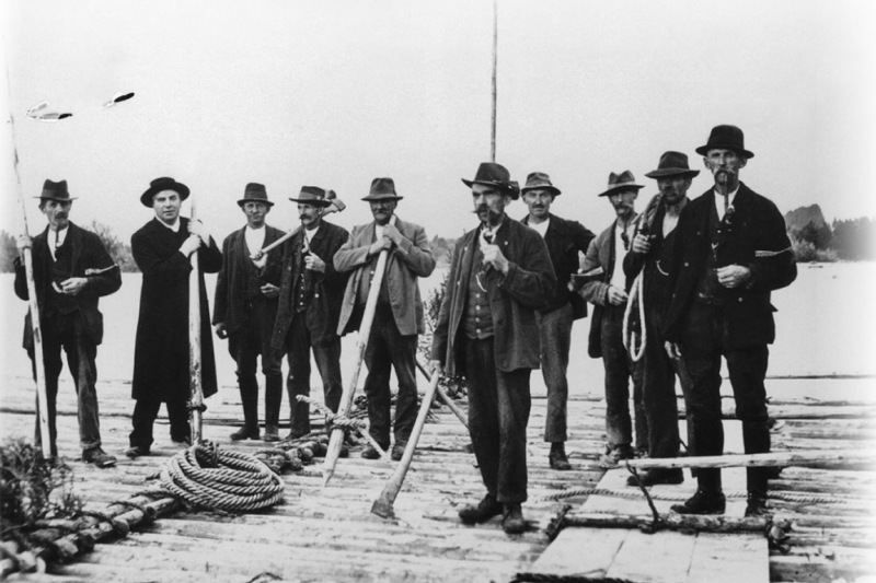 Isarflößer im Wandel der Zeiten