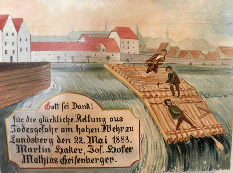 Isarflößer im Wandel der Zeiten