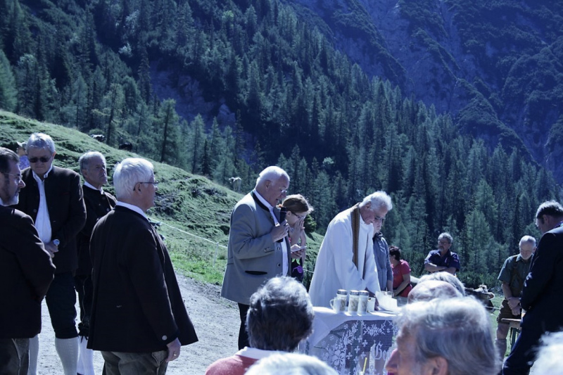 Marienbergalm – Bergmesse mit Segnung der Marienskulptur