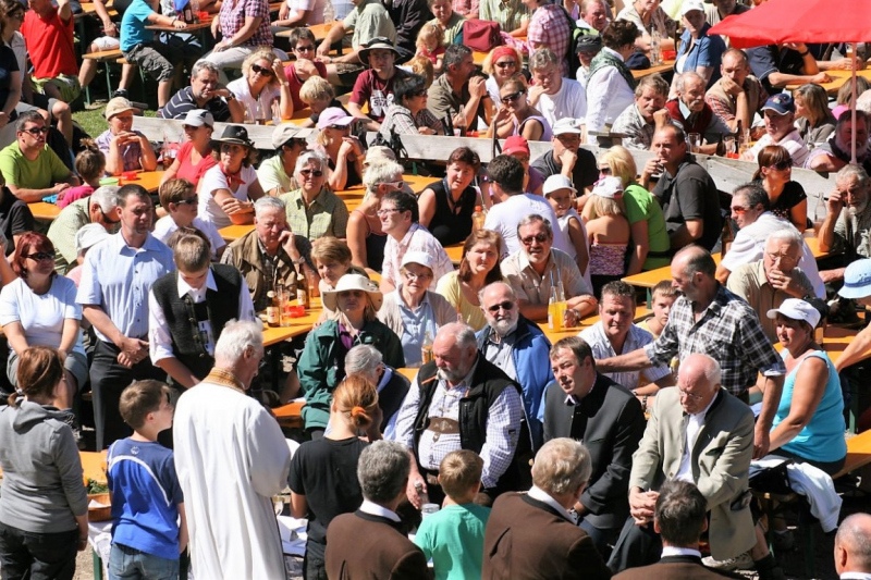 Marienbergalm – Bergmesse mit Segnung der Marienskulptur