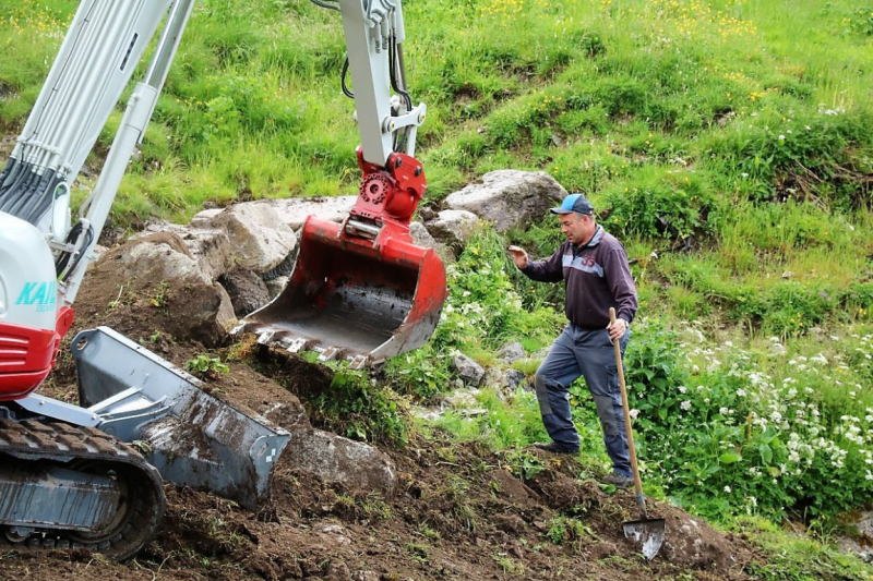 Sanierung Marienbergalpe Juni 2017