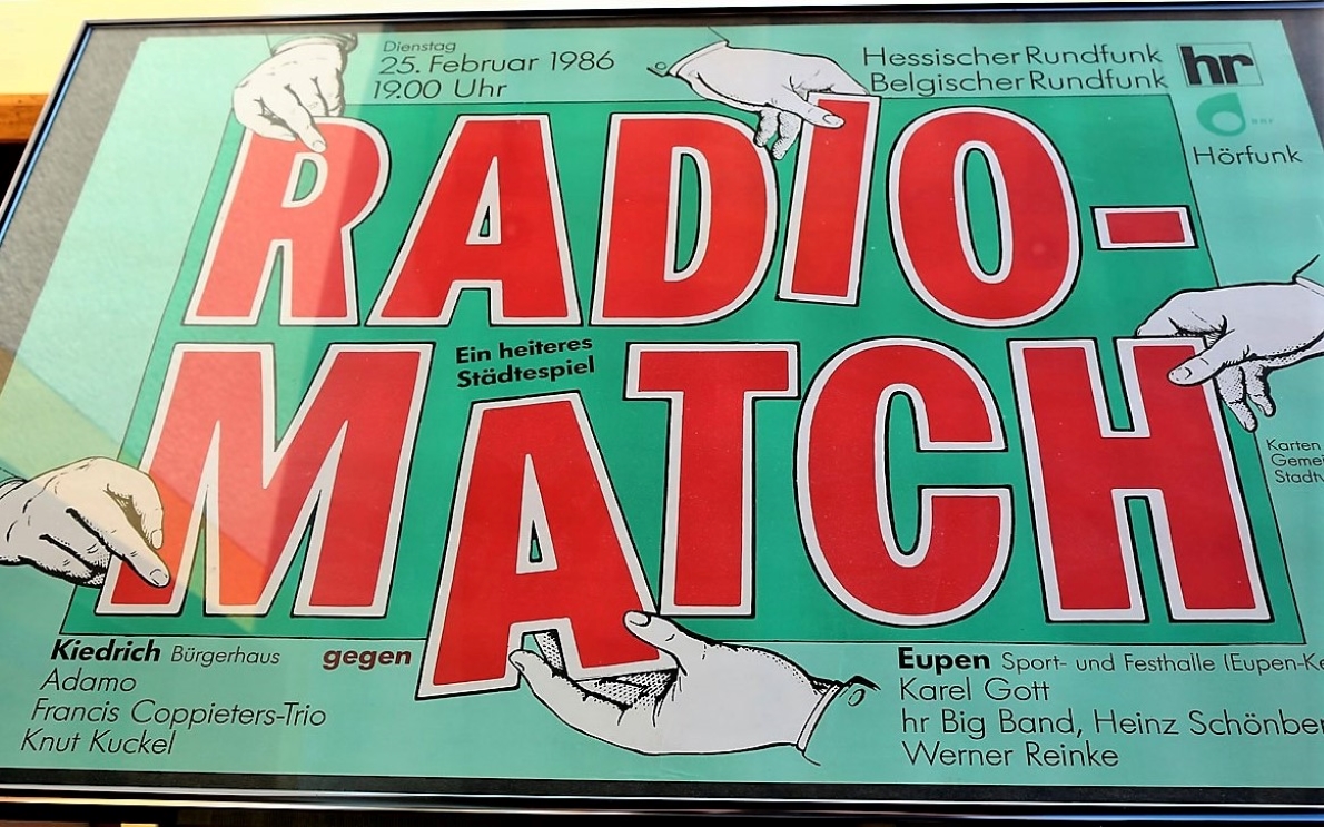 Radio Match, Hessischer Rundfunk/Belgischer Rundfunk, 25. Februar 1986, Foto: Knut Kuckel