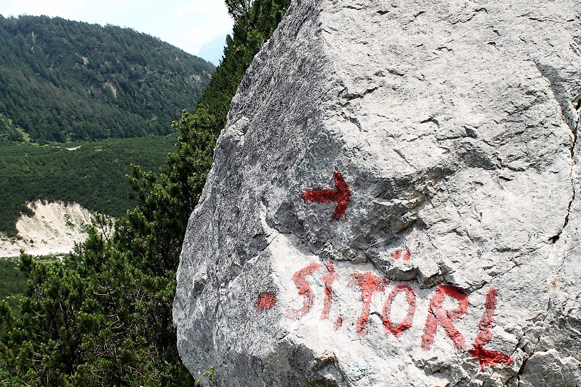 Das „Stöttltörl“ am Miemingerberg. (Foto: Knut Kuckel)