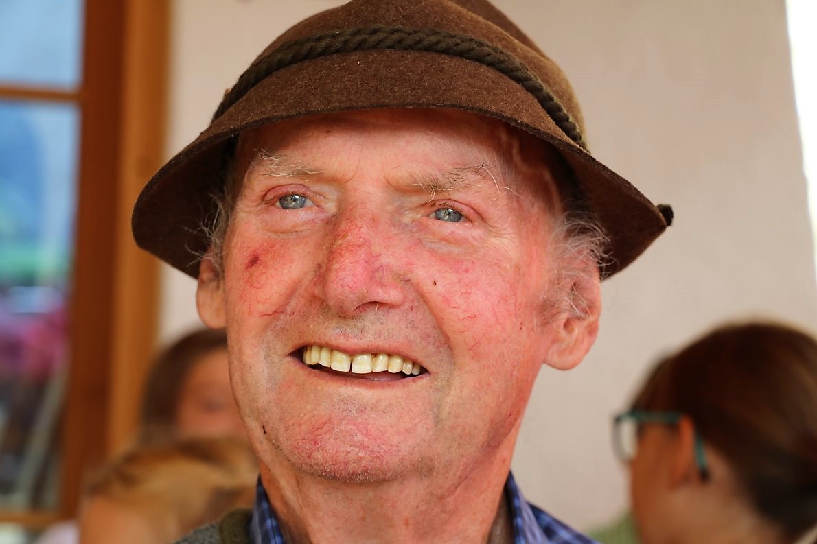 Der „Stiegl-Toni“ war von 1958 bis 1961 Hirte auf der Feldernalm, unter Almobmann Josef Schleich, Hausname „Zunterer Seppl“. (Foto: Knut Kuckel)