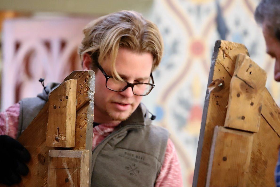 Markus Kniepeiß, Restaurator des „Auferstandenen“ (Foto: Knut Kuckel)