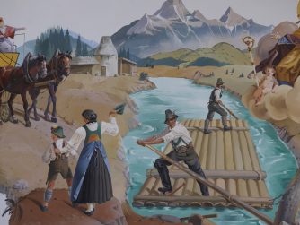 Wandmalerei in Wallgau (Foto: Knut Kuckel)