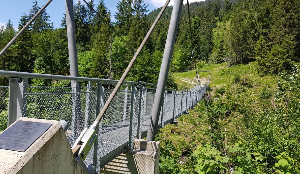 Partenkirchen – über die Fauk’nbruck zur Tannenhütte (Foto: Knut Kuckel)