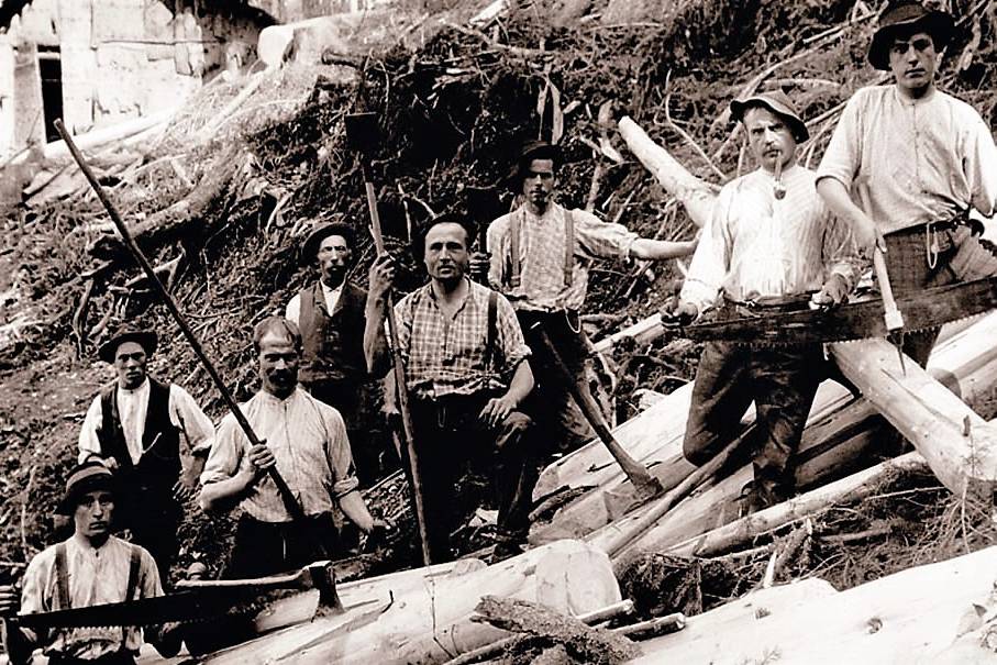 Aufnahmen des Bauernfotografen Josef Schöpf (Foto: Knut Kuckel)