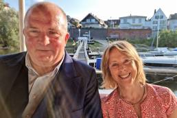 Jörg Thadeusz und Gisela Steinhauer (Foto: Knut Kuckel)