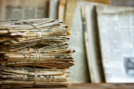 Zeitungen und Zeitschriften waren die Hauptquellen für Nachrichten und Informationen. (Foto: Knut Kuckel)